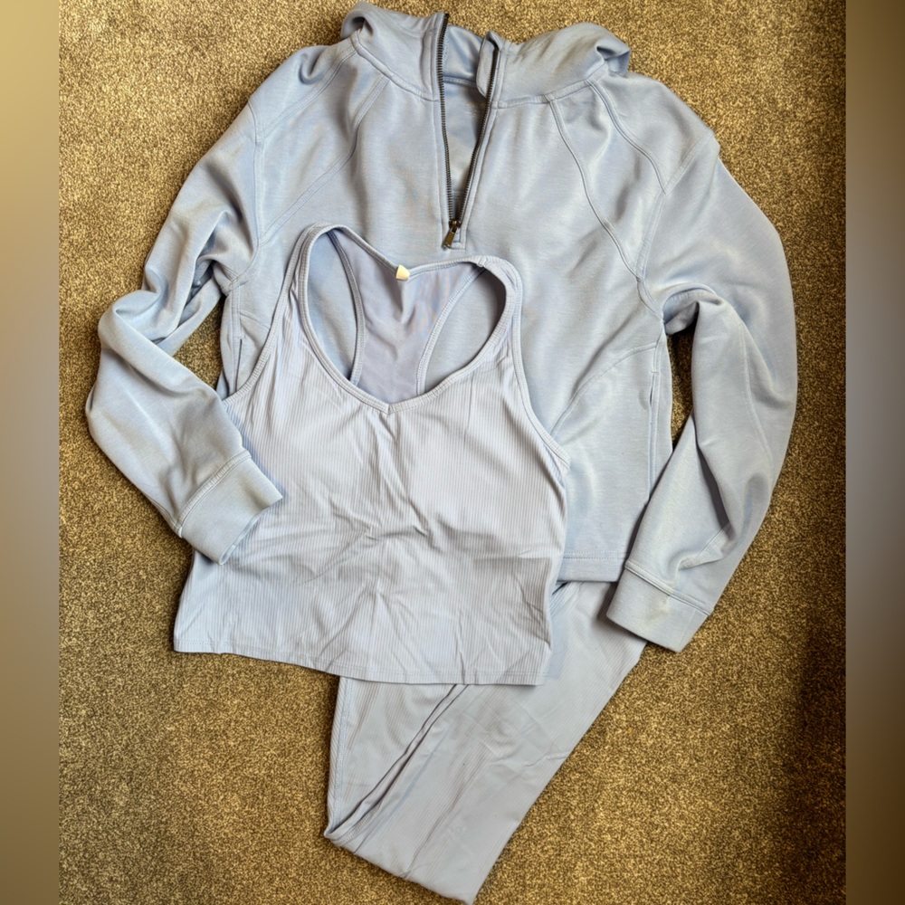 Avia Women's Periwinkle Athleisure Set